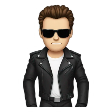 rick astley as terminator sticker