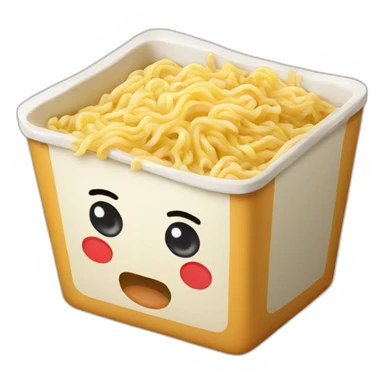 instant noodles single brick sticker