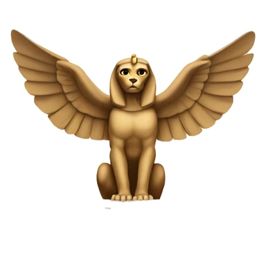 Sphinx volando sticker