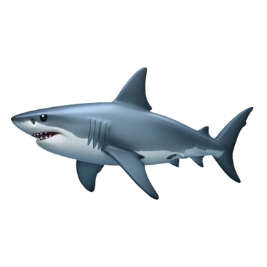 Shark with a big butt sticker