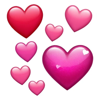 Joyful festive with hearts sticker