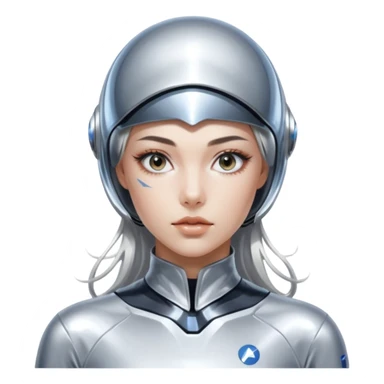 Russian sport glory silver sorayama sticker