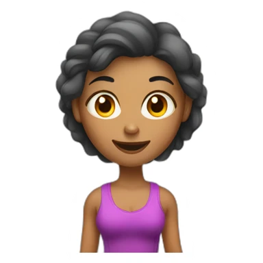 girl booking a crossfit class sticker