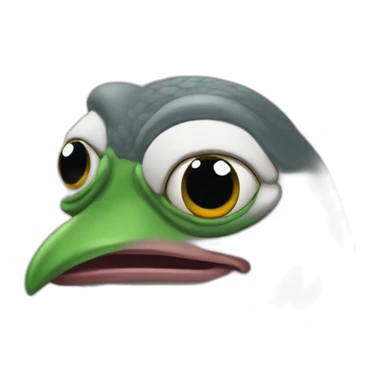 pepe the frog pigeon sticker
