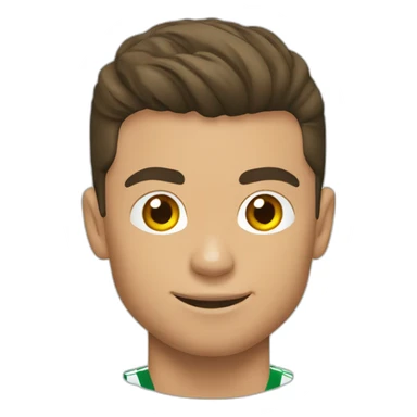 Cristiano Ronaldo jugando fútbol  sticker