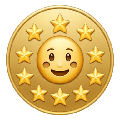 Can u make a emoji with 15 stars in a circle sticker