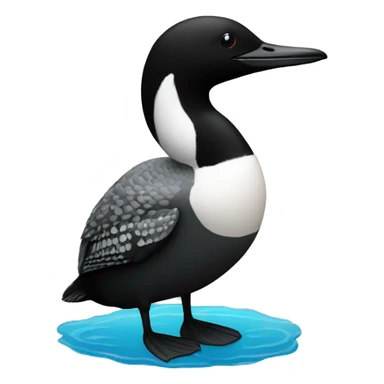 Loon sticker
