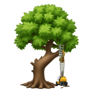 Tree getting removed  sticker