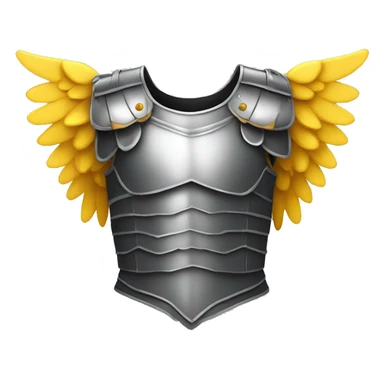 torso armor with wings sticker