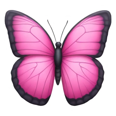 Pink butterfly  sticker