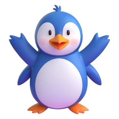 penguin doing halay dance sticker