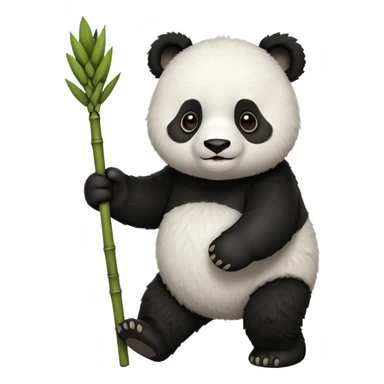 PANDA WALKING WIHTOUT ANY BAMBOO STICK sticker