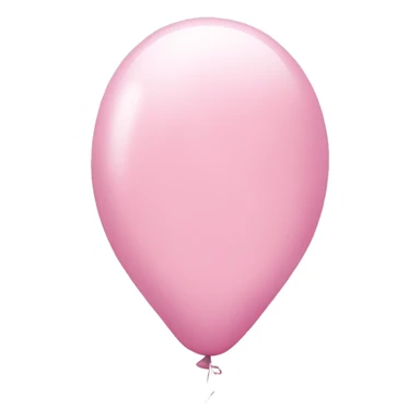 Light pink one balloon  sticker