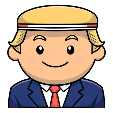 President Trump like rabbi sticker