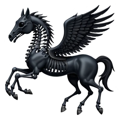 thestral: Winged horses visible only to those who have witnessed death and understand its significance. sticker