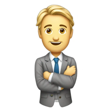 Create an emoji representing Frederic Leydier LinkedIn sticker