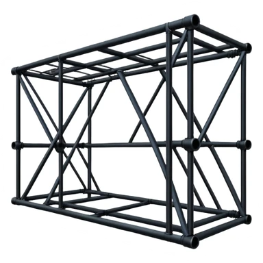 black Metal concert truss frames sticker