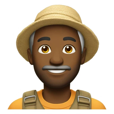 peche qui prend le soleil sticker