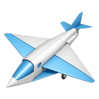Paper plane sticker