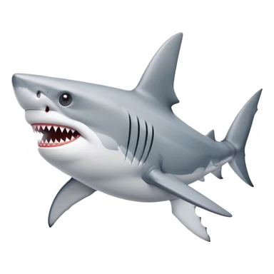 A shark w adidas shoes sticker