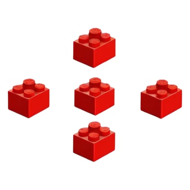 Red LEGO brick sticker