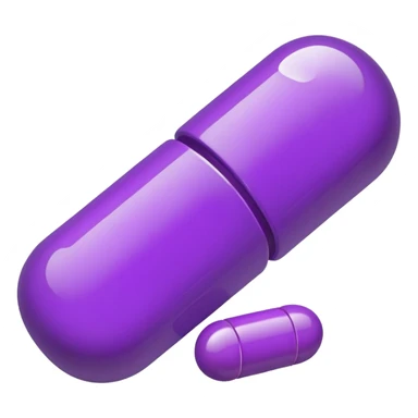 Purple pharma product sticker