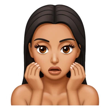 kim k ugly crying sticker