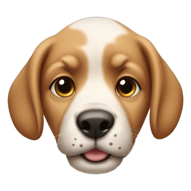 big earred puppy sticker