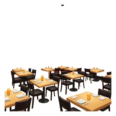 restaurant background sticker