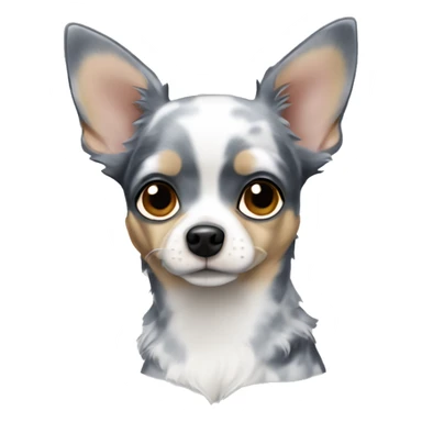 Blue Merle chihuahua sticker