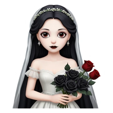Vampire bride, tradition of vampire. sticker