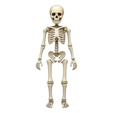 horror skeleton full body dead sticker