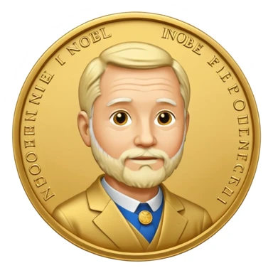 nobel prize medal sticker