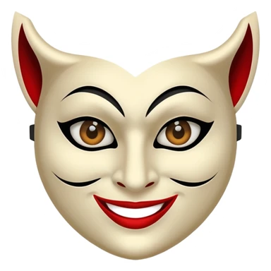 robber, mask-wearing figure with sneaky eyes and a mischievous grin sticker