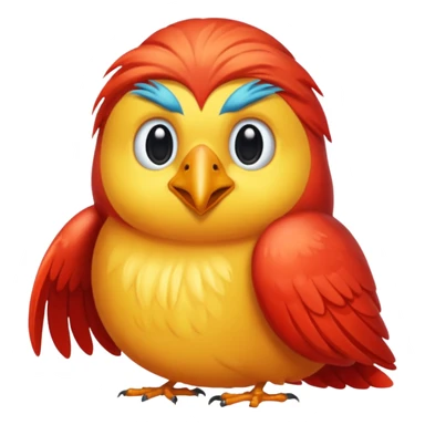  long haired bird sticker