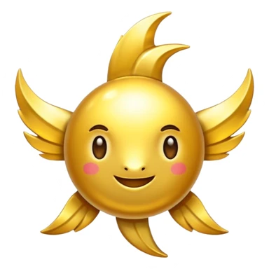 Corona  dorada sticker