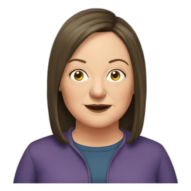 Kathy BUrke actress sticker