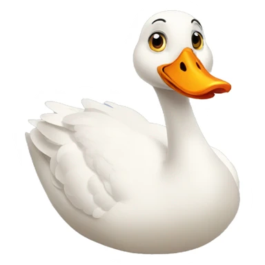 A silly goose sticker