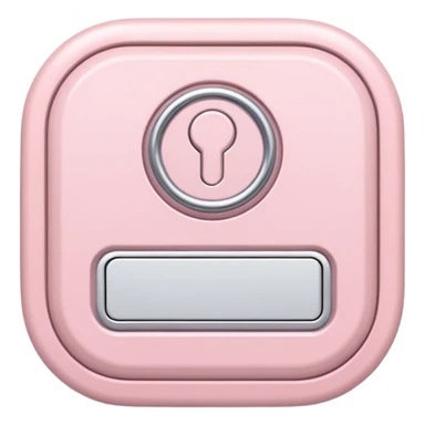 light pale pink Shift key sticker