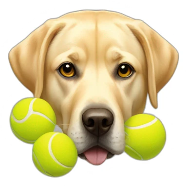 yellow-lab-with-tennis-balls-instead-of-eyes sticker