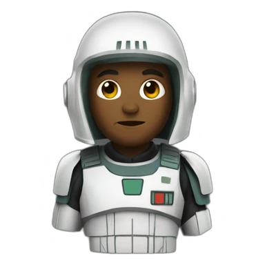 Un combat star wars sticker