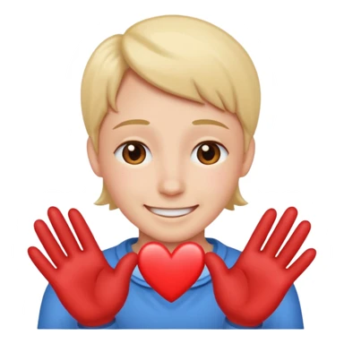 Mix these emojis “😗🥹” and add this one to each side “🫰” sticker