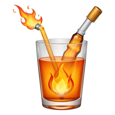 Cocktail molotov sticker