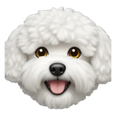 dog bichon frize  sticker