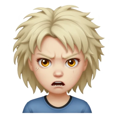 Girl 💢😡 sticker