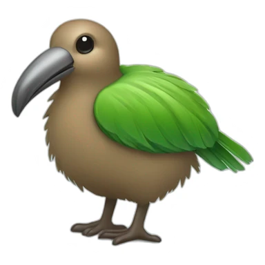 kiwi bird mail carrier sticker