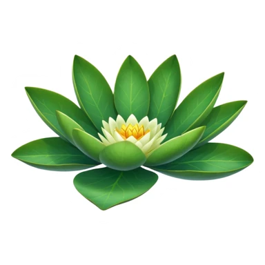 Water lily leaf sticker