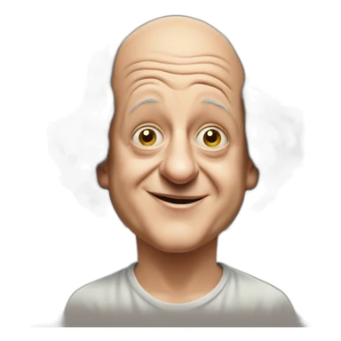 Young Larry fine of the three stooges sticker