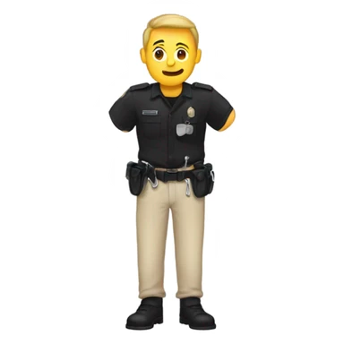 Person getting handcuffed  sticker