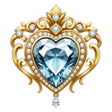 luxury jewelry diamonds gold sticker